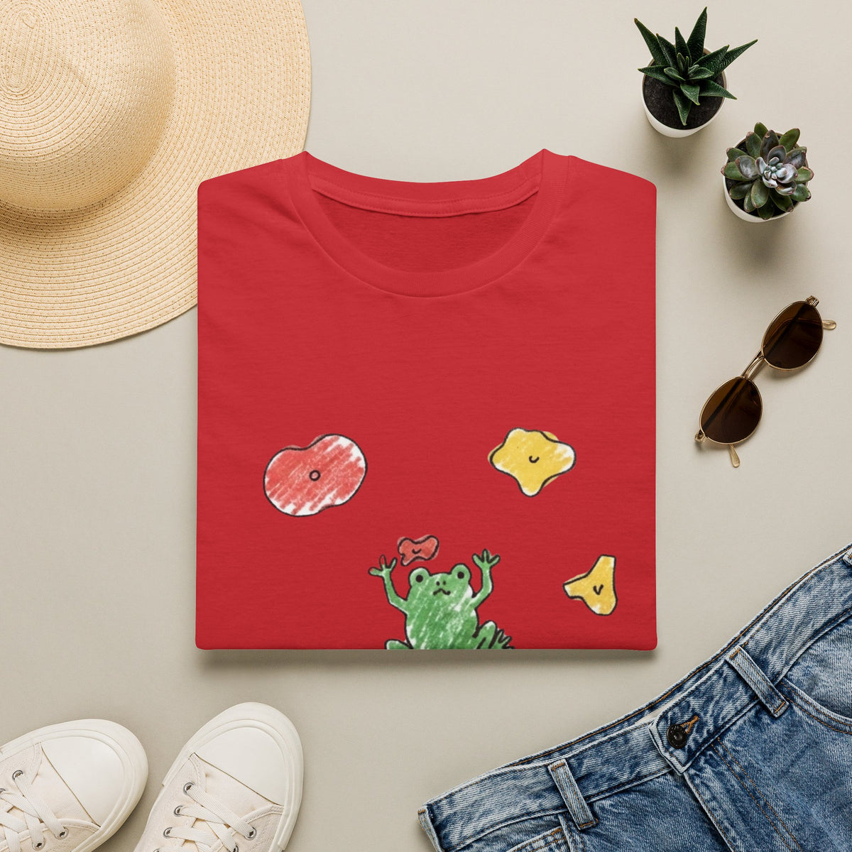 Hand Drawn Frog It's Fine Tee