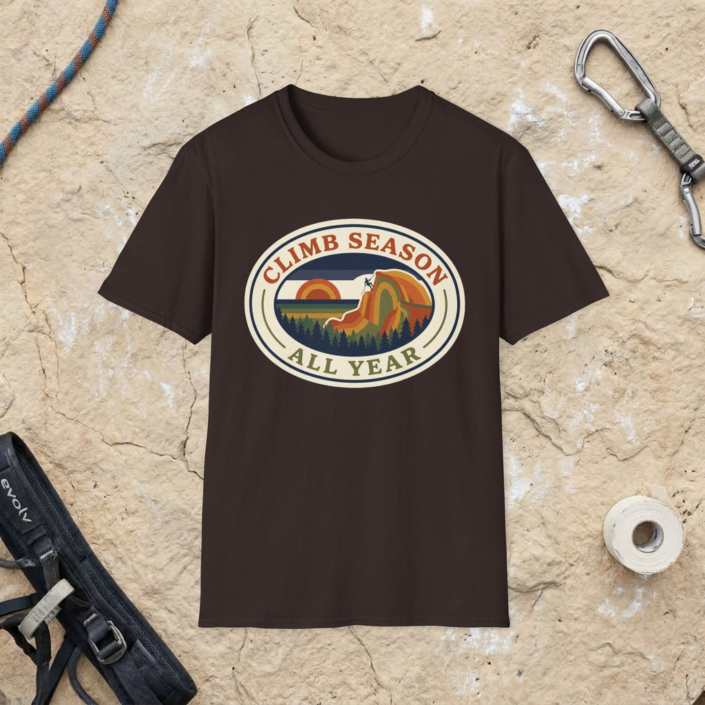 Climbing Season A-Z T-Shirt