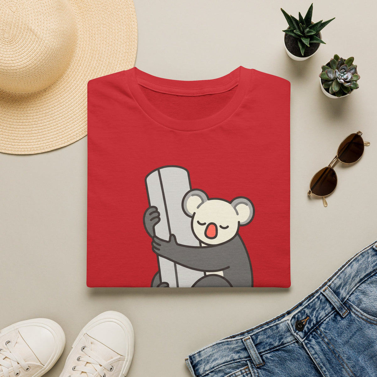 Koala's Climbing Plan T-shirt