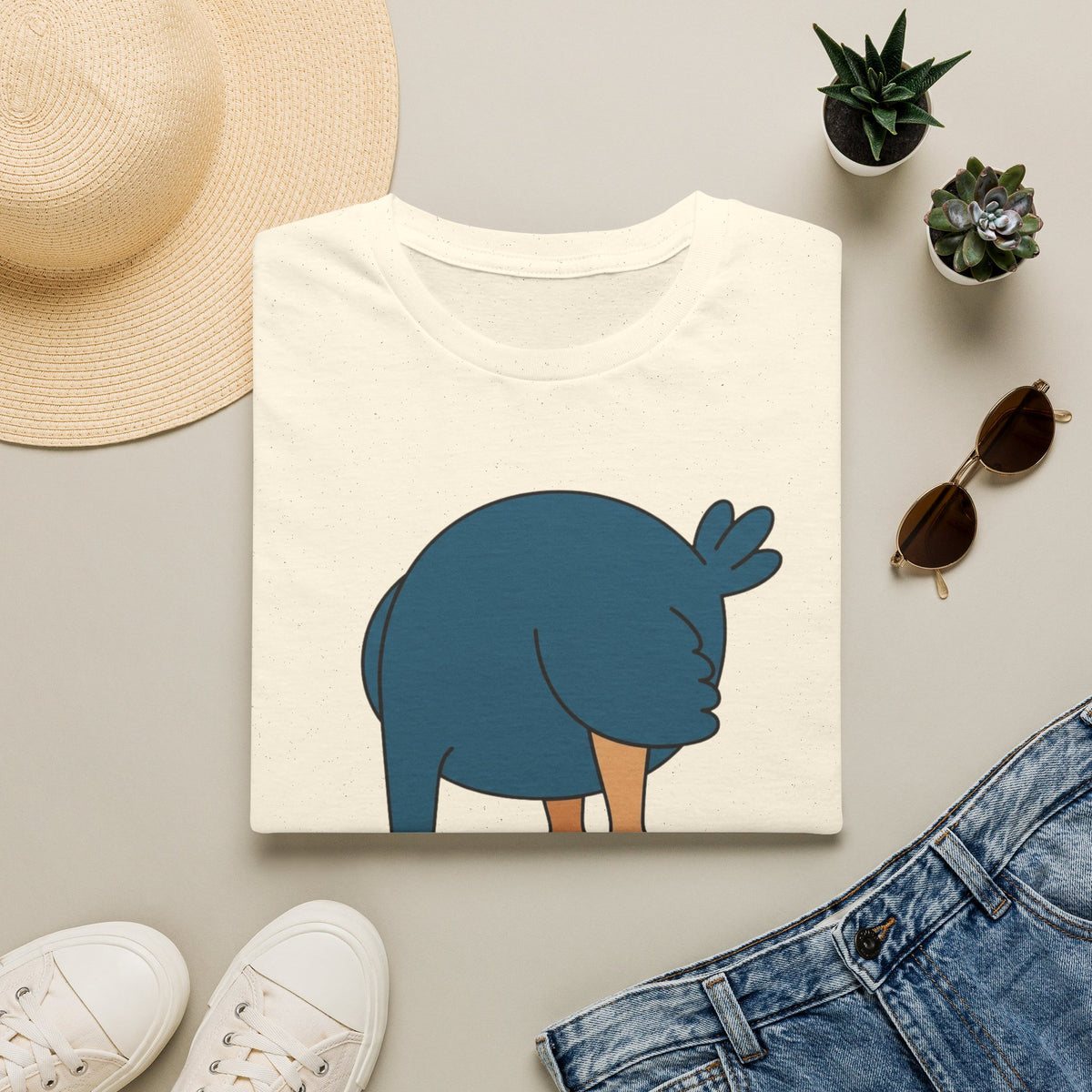 Ostrich Warm-Up T-Shirt