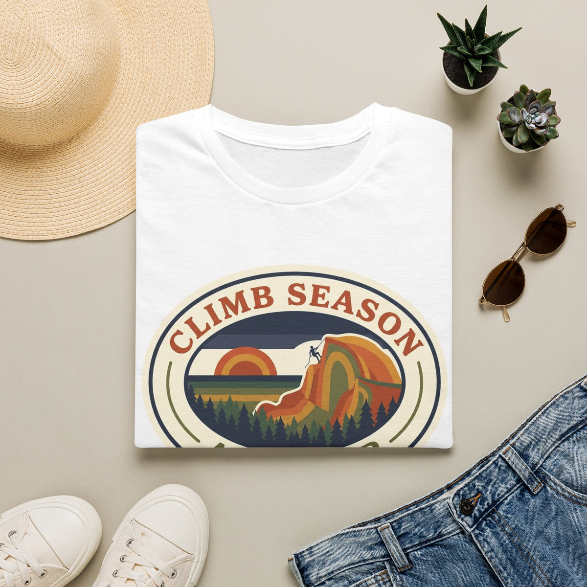 Climbing Season A-Z T-Shirt