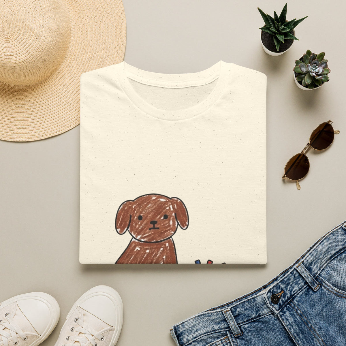 Hand Drawn Dog Poop Tee