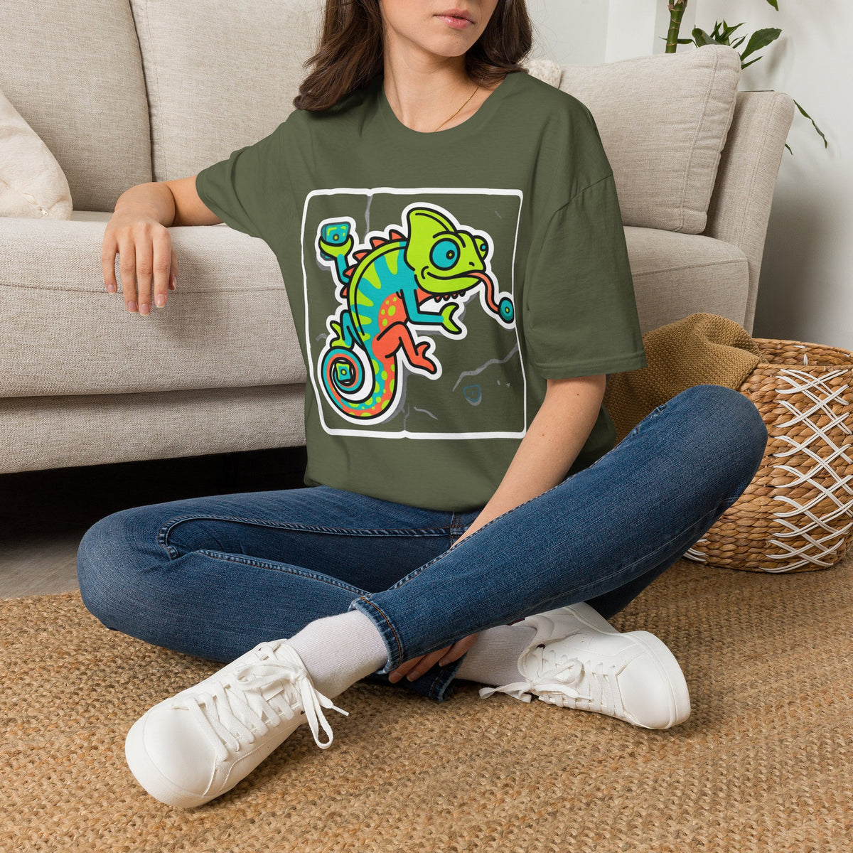 Bouldering Chameleon T-shirt