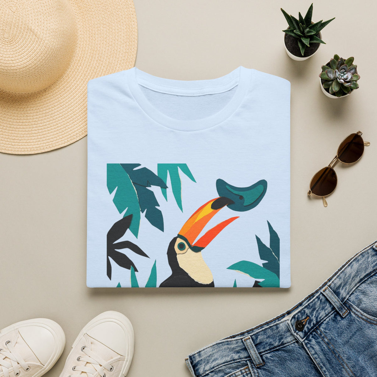 Toucan Cut Paper T-shirt