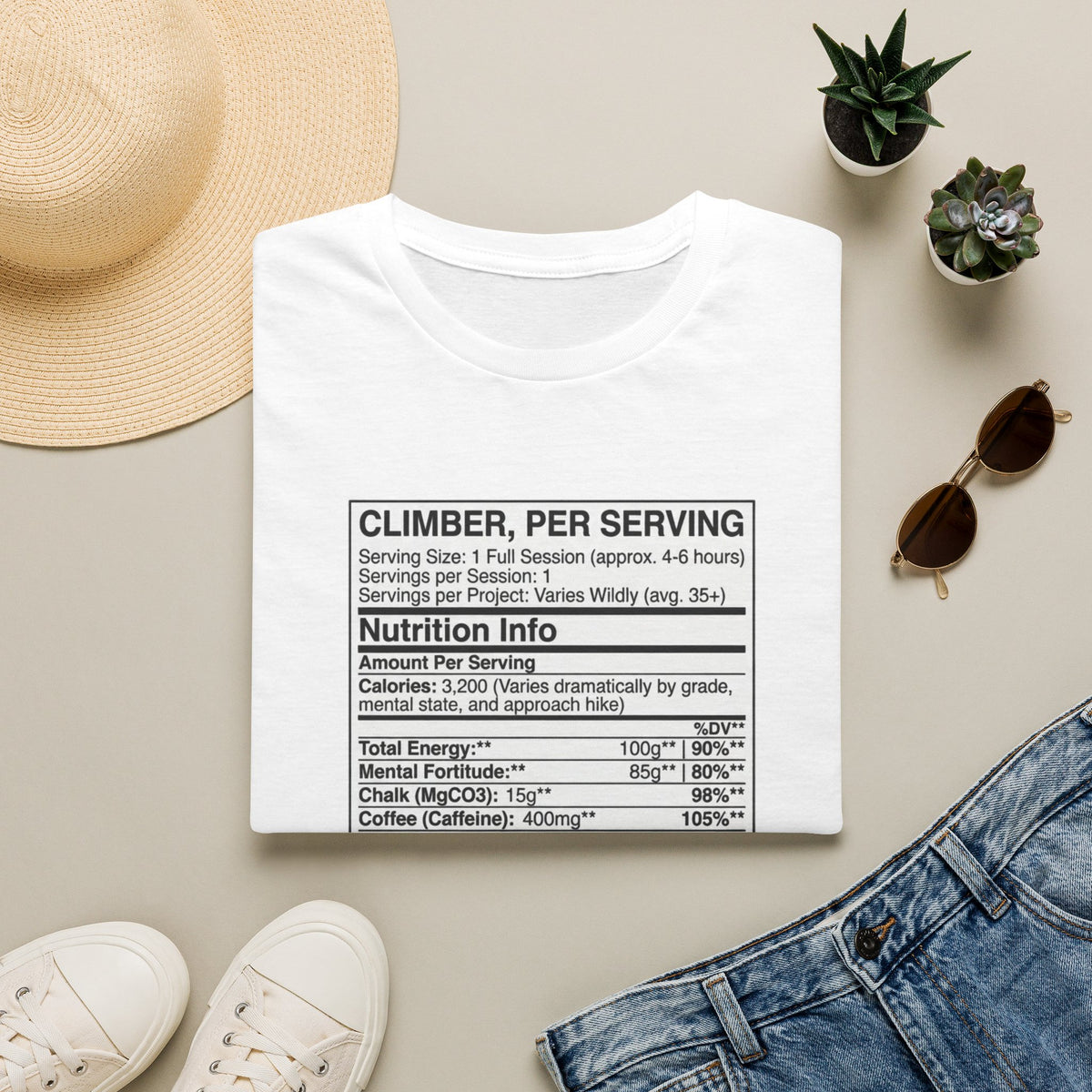 Climber Ingredient List T-Shirt