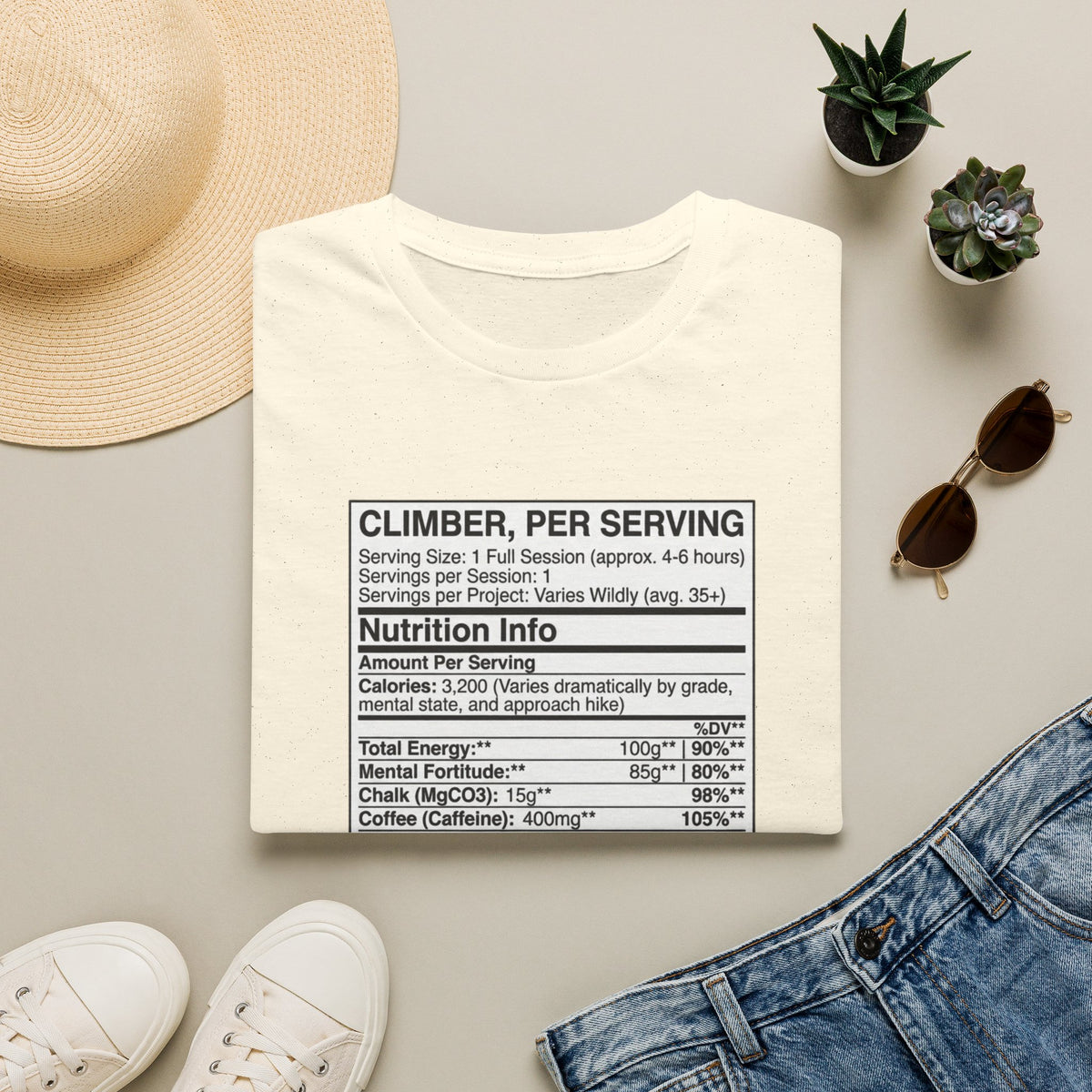 Climber Ingredient List T-Shirt