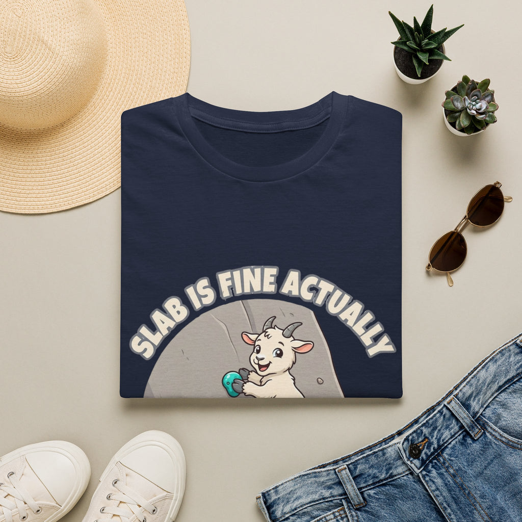 Goat Slab Is Fine Actually Tee