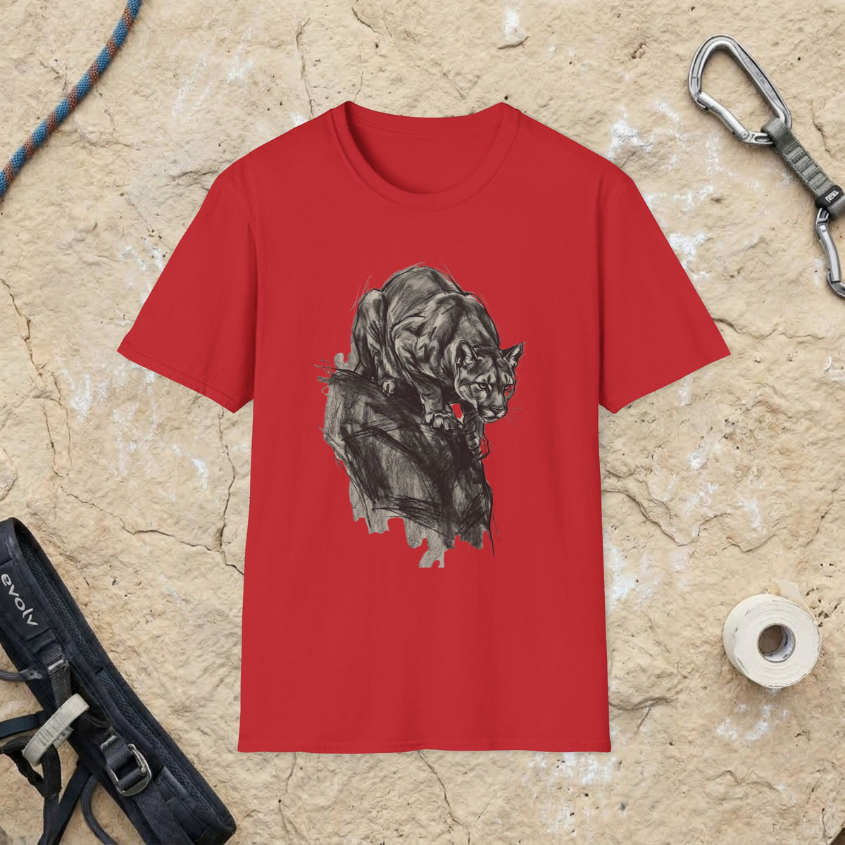 Mountain Lion Sketch T-shirt