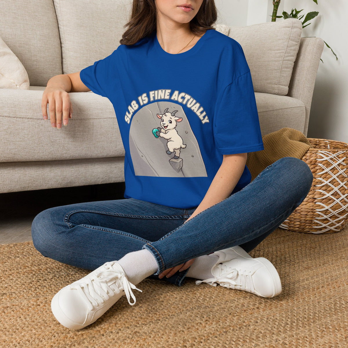 Goat Slab Is Fine Actually Tee
