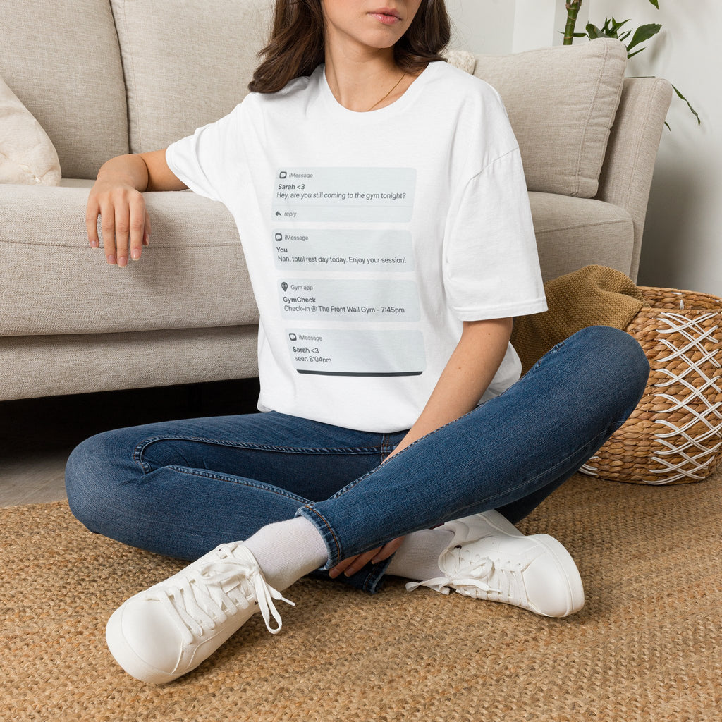 Rest Day Text T-shirt