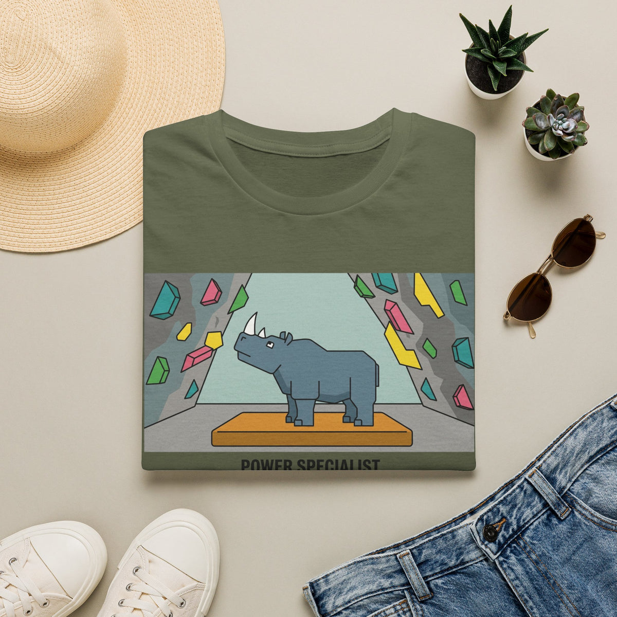 Rhino Power and Slabs T-shirt