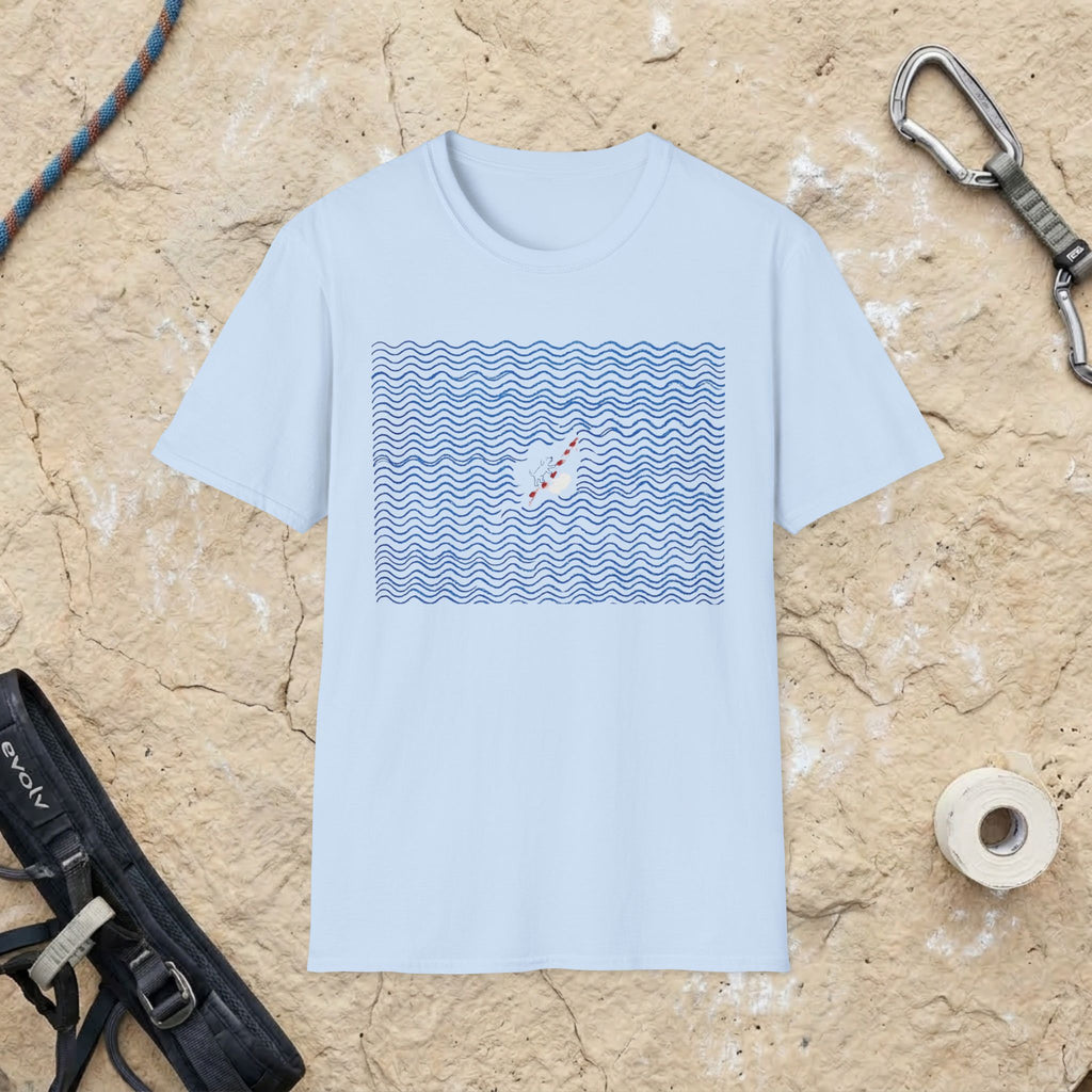Climbing Uphill Dog T-Shirt