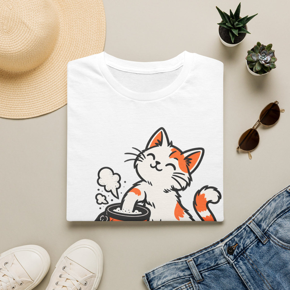 Cat One More Try Tee