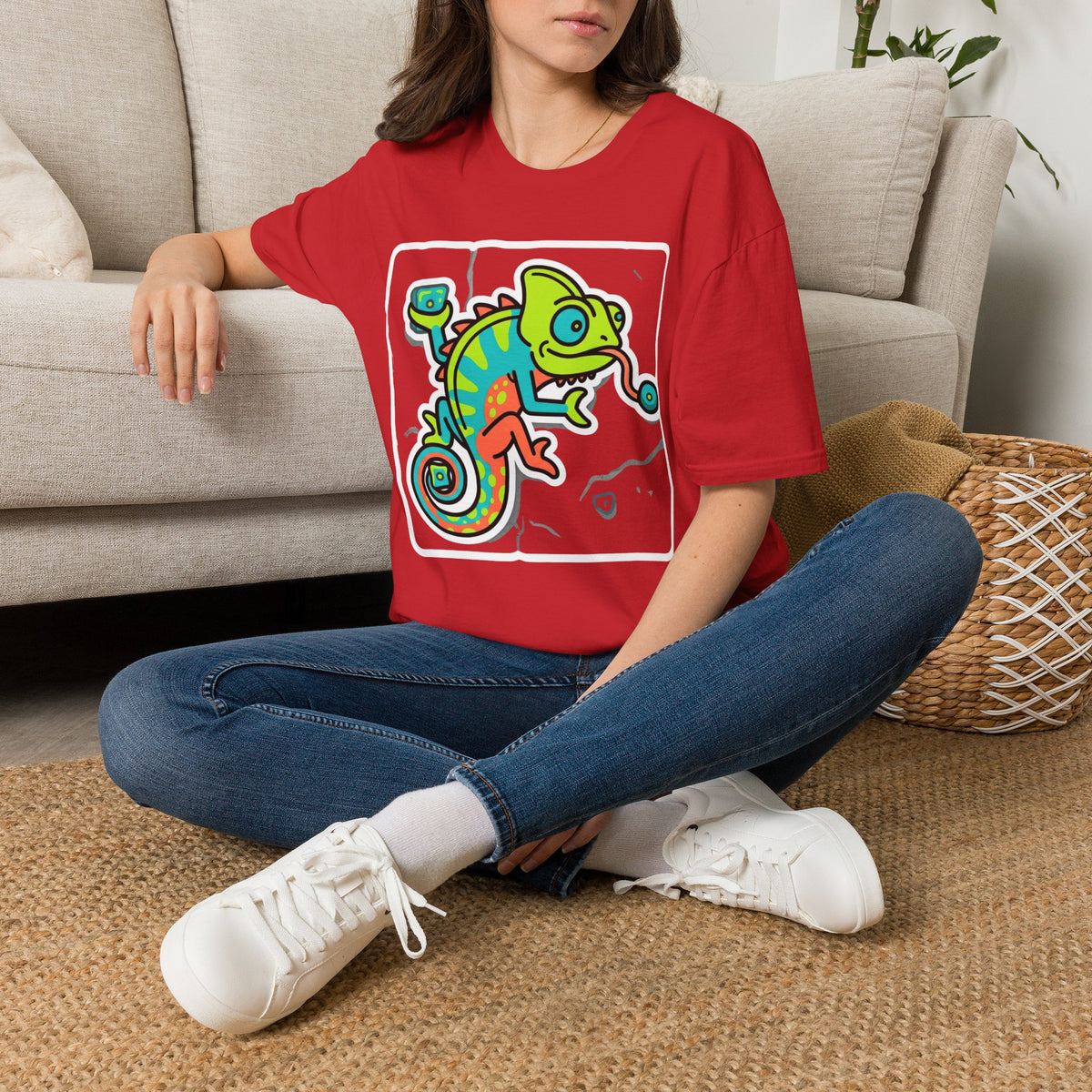 Bouldering Chameleon T-shirt