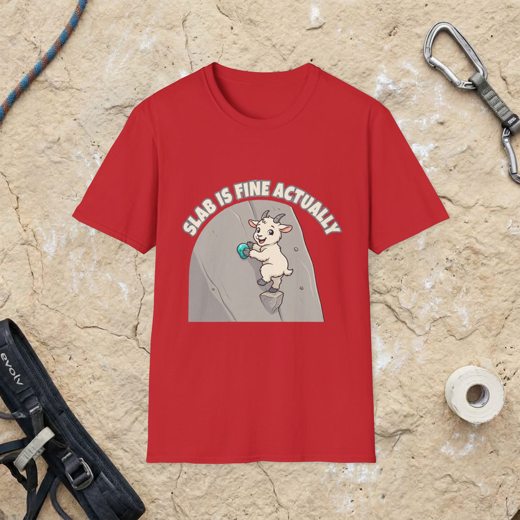 Goat Slab Is Fine Actually Tee