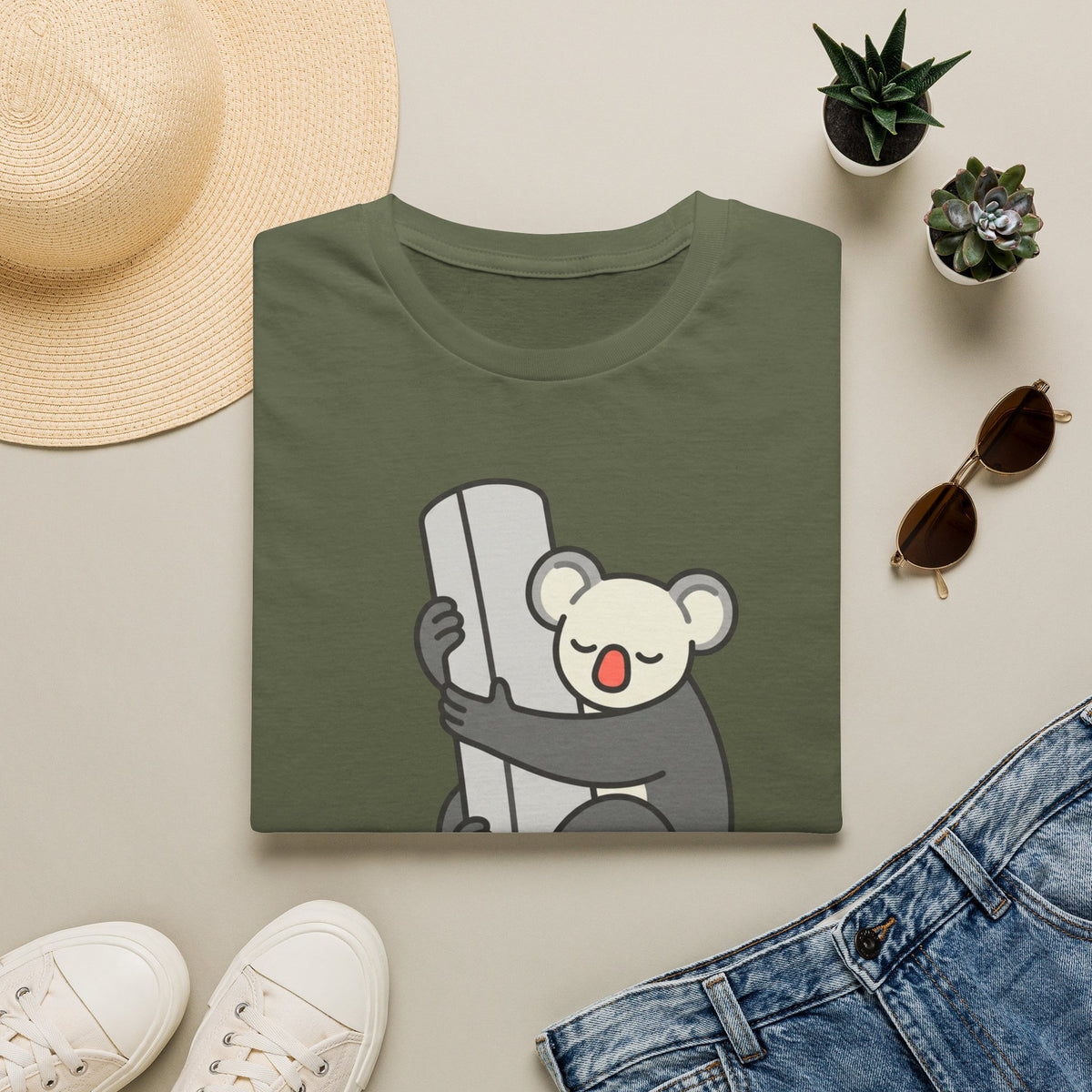 Koala's Climbing Plan T-shirt