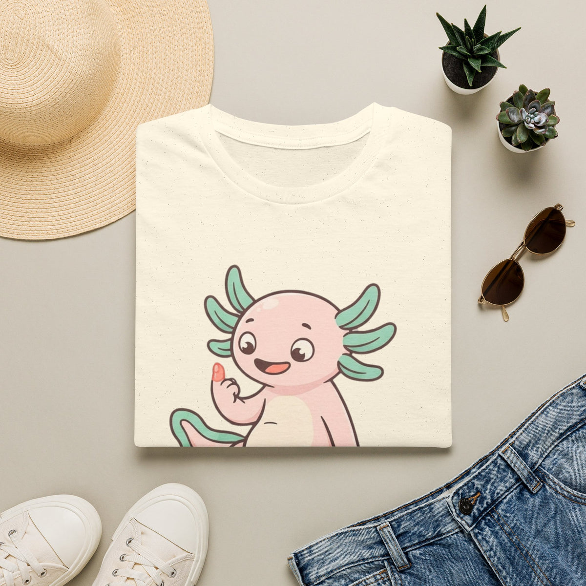 Axolotl Skin Solved T-shirt