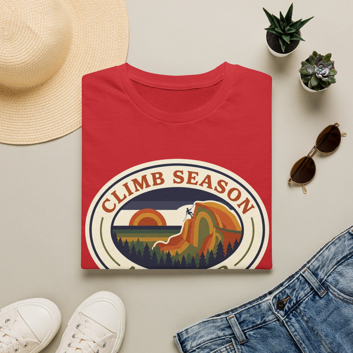 Climbing Season A-Z T-Shirt