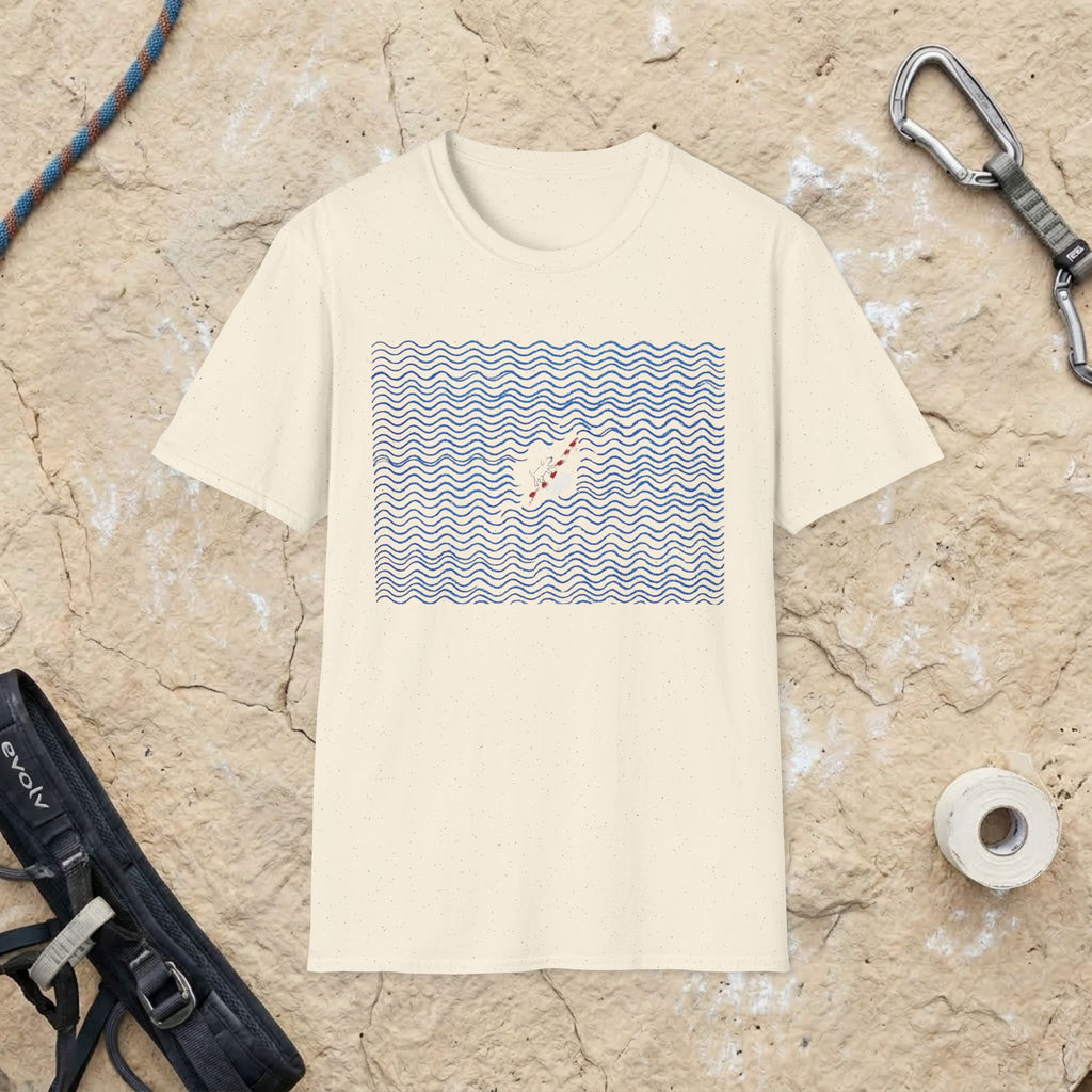 Climbing Uphill Dog T-Shirt