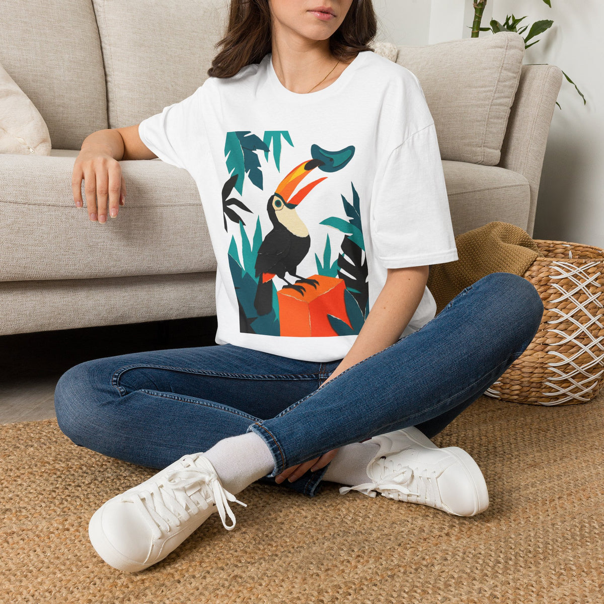 Toucan Cut Paper T-shirt