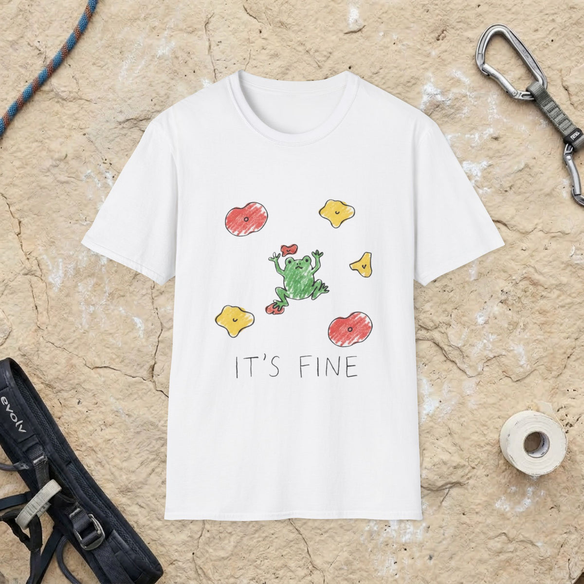 Hand Drawn Frog It's Fine Tee