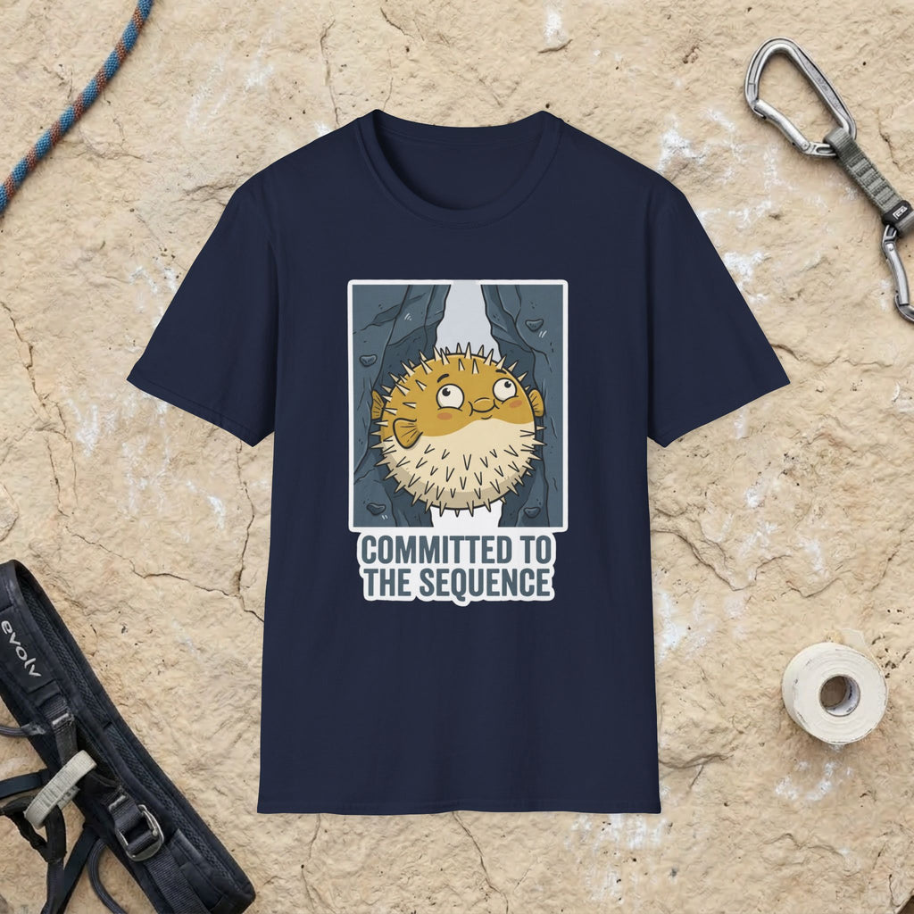 Pufferfish Committed to the Sequence T-shirt