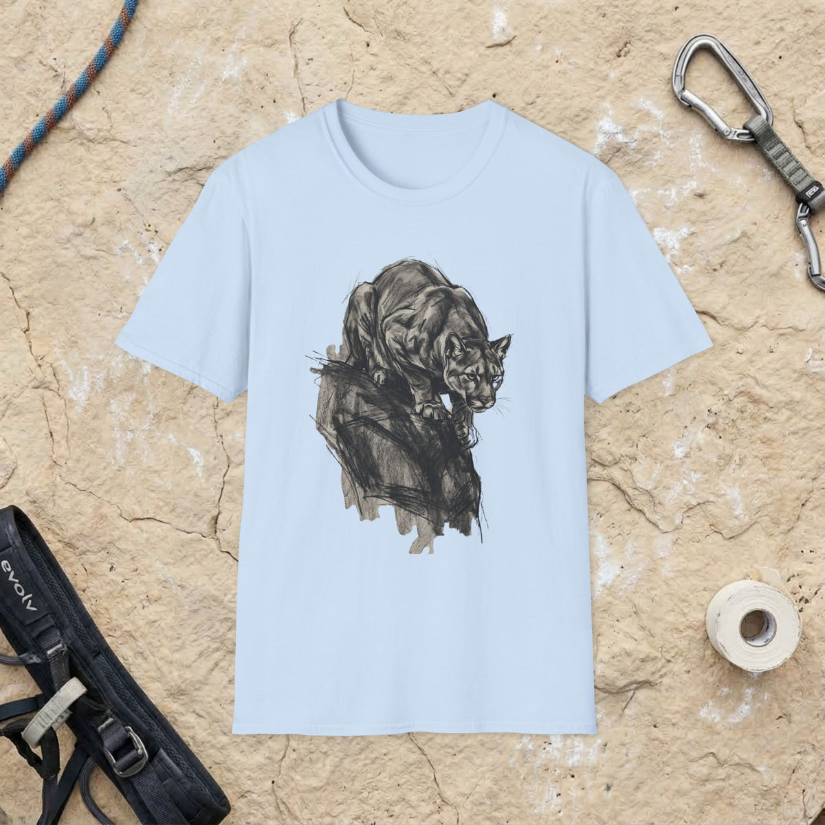 Mountain Lion Sketch T-shirt