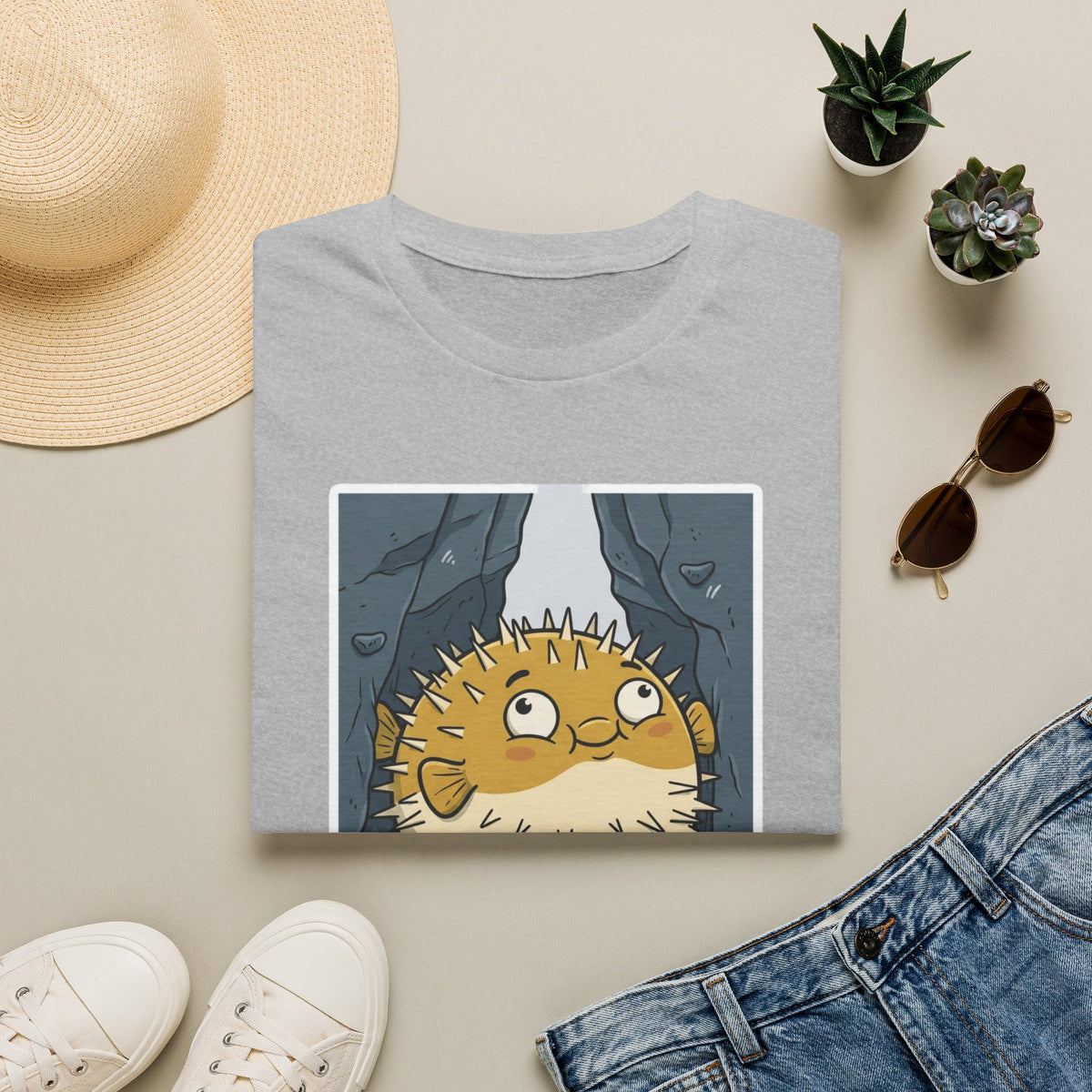 Pufferfish Committed to the Sequence T-shirt