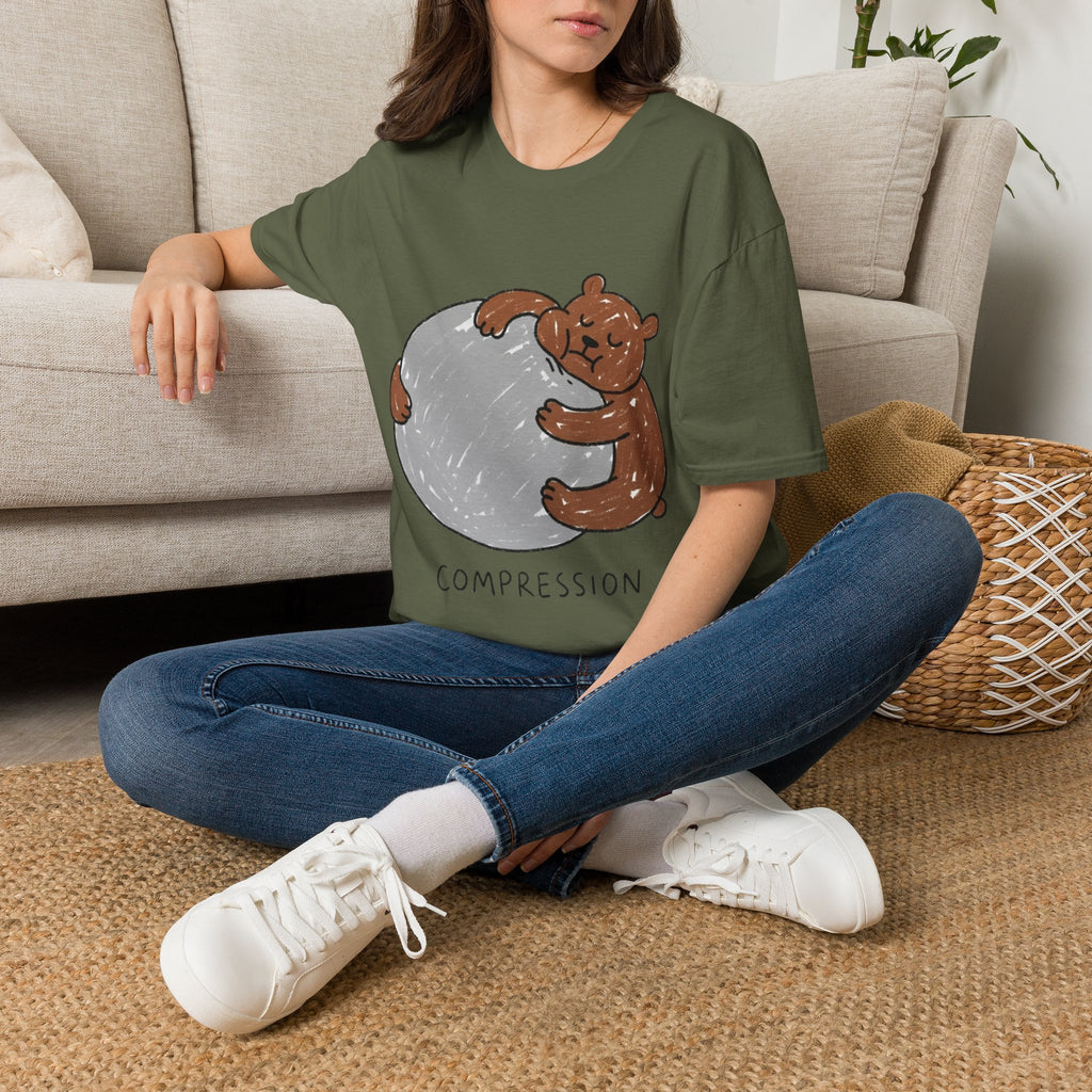 Hand Drawn Bear Compression Tee