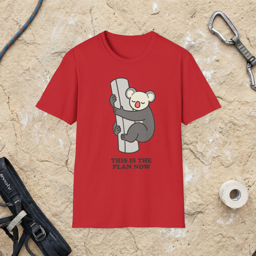 Koala's Climbing Plan T-shirt