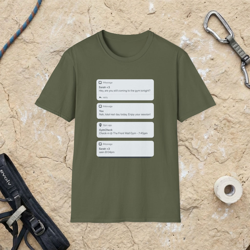 Rest Day Text T-shirt