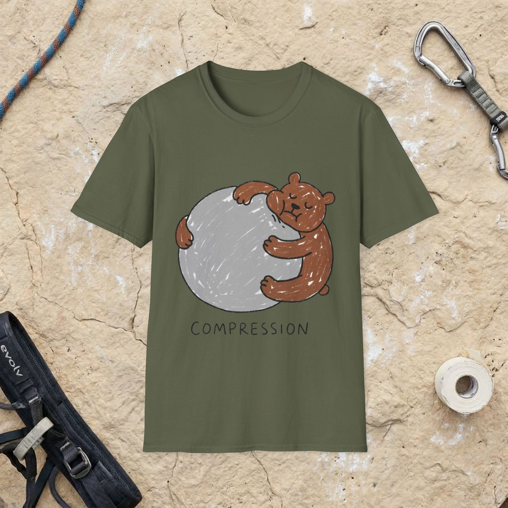 Hand Drawn Bear Compression Tee