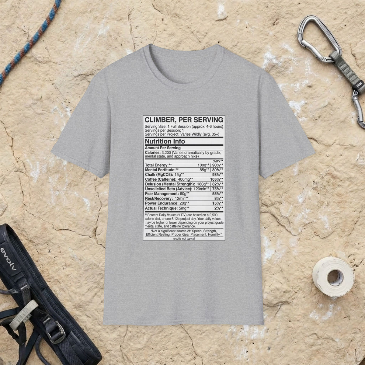 Climber Ingredient List T-Shirt