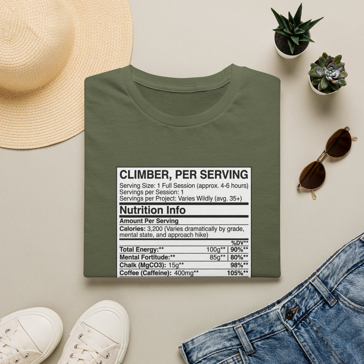 Climber Ingredient List T-Shirt