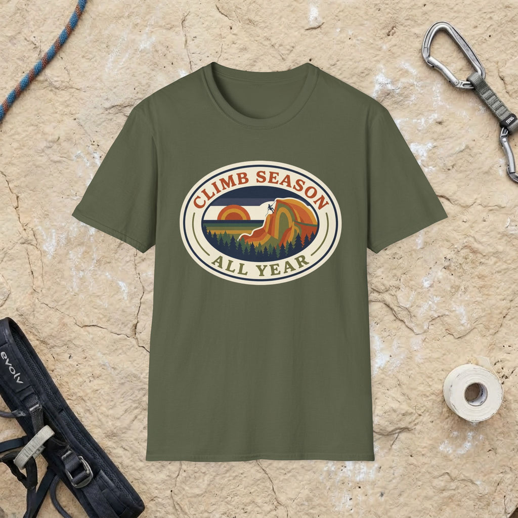 Climbing Season A-Z T-Shirt