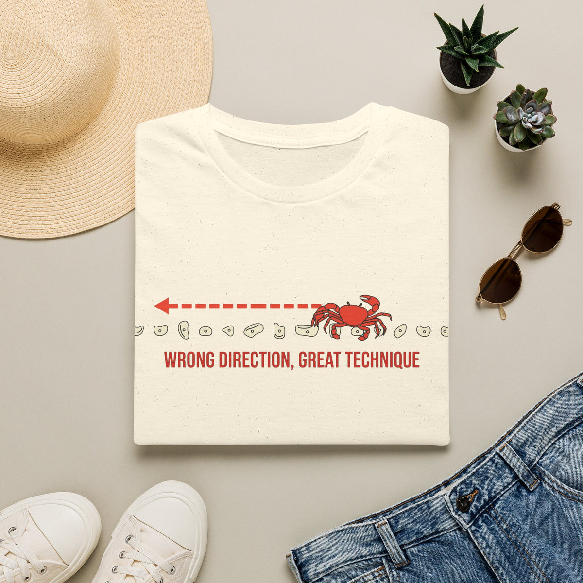 Crab Climbing Sideways T-shirt