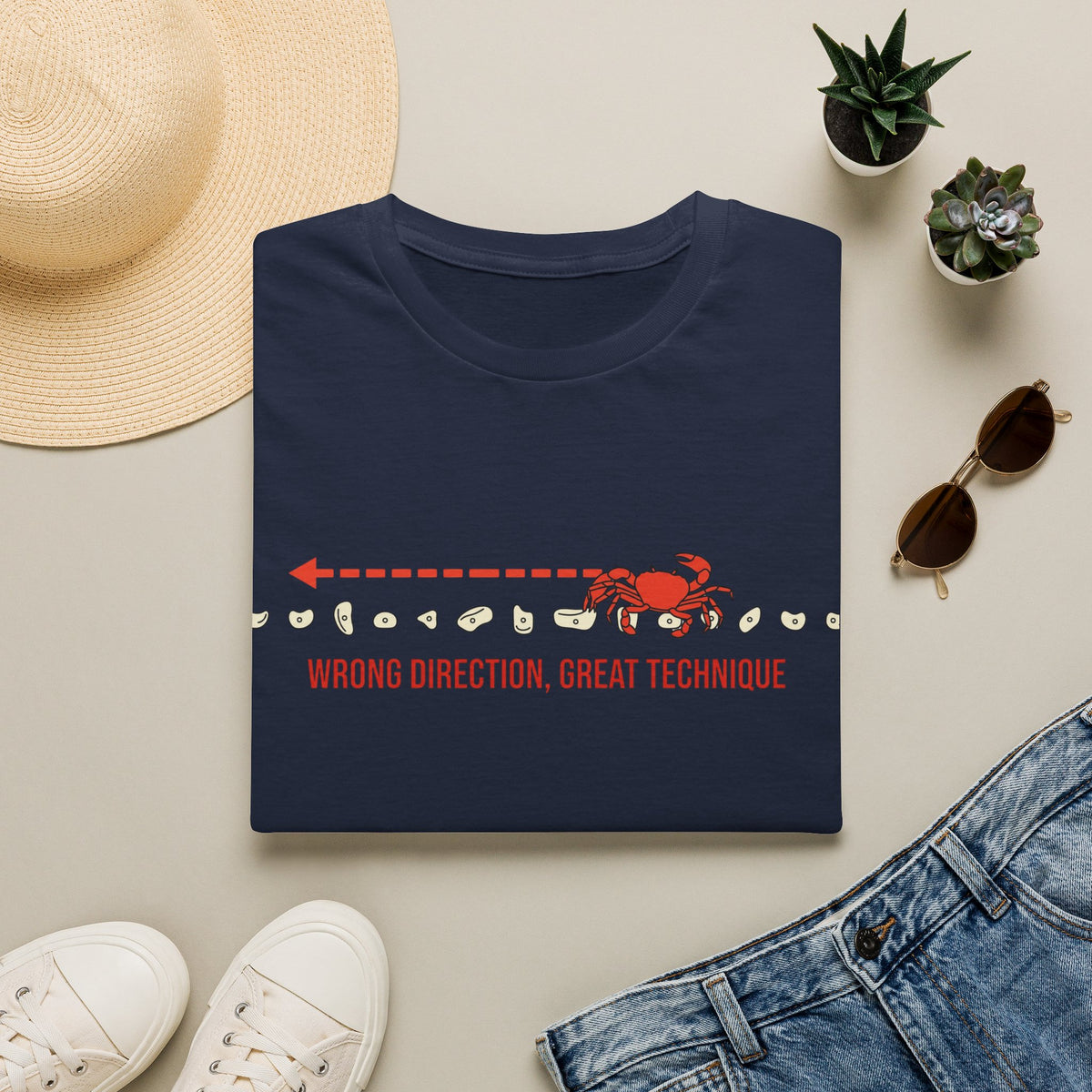 Crab Climbing Sideways T-shirt