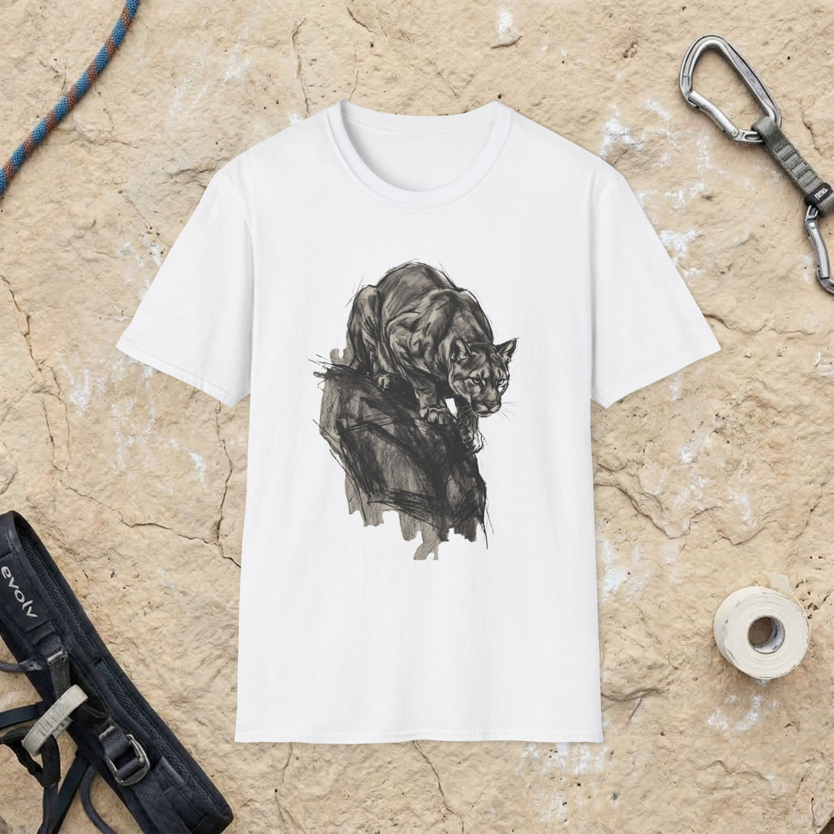 Mountain Lion Sketch T-shirt