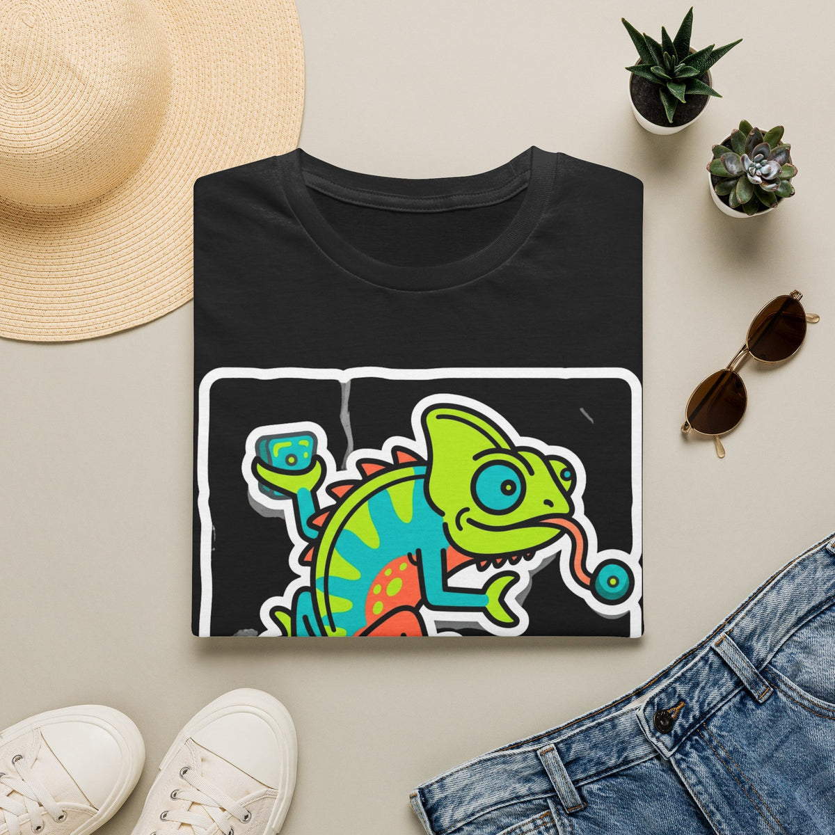 Bouldering Chameleon T-shirt