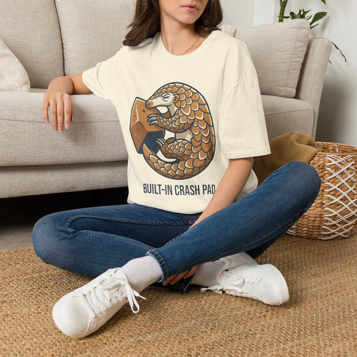Built In Trash Pad T-shirt
