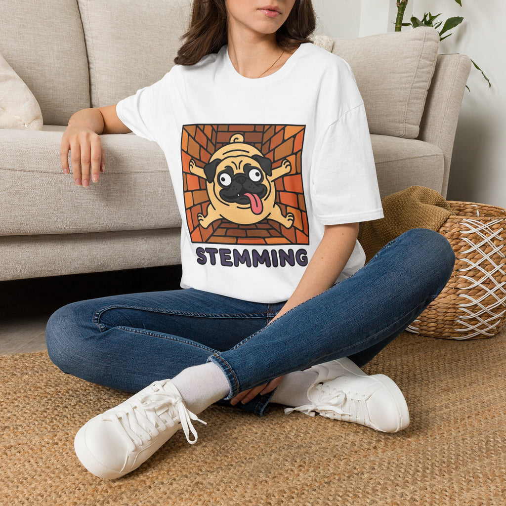 Pug Climbing Chimney T-Shirt