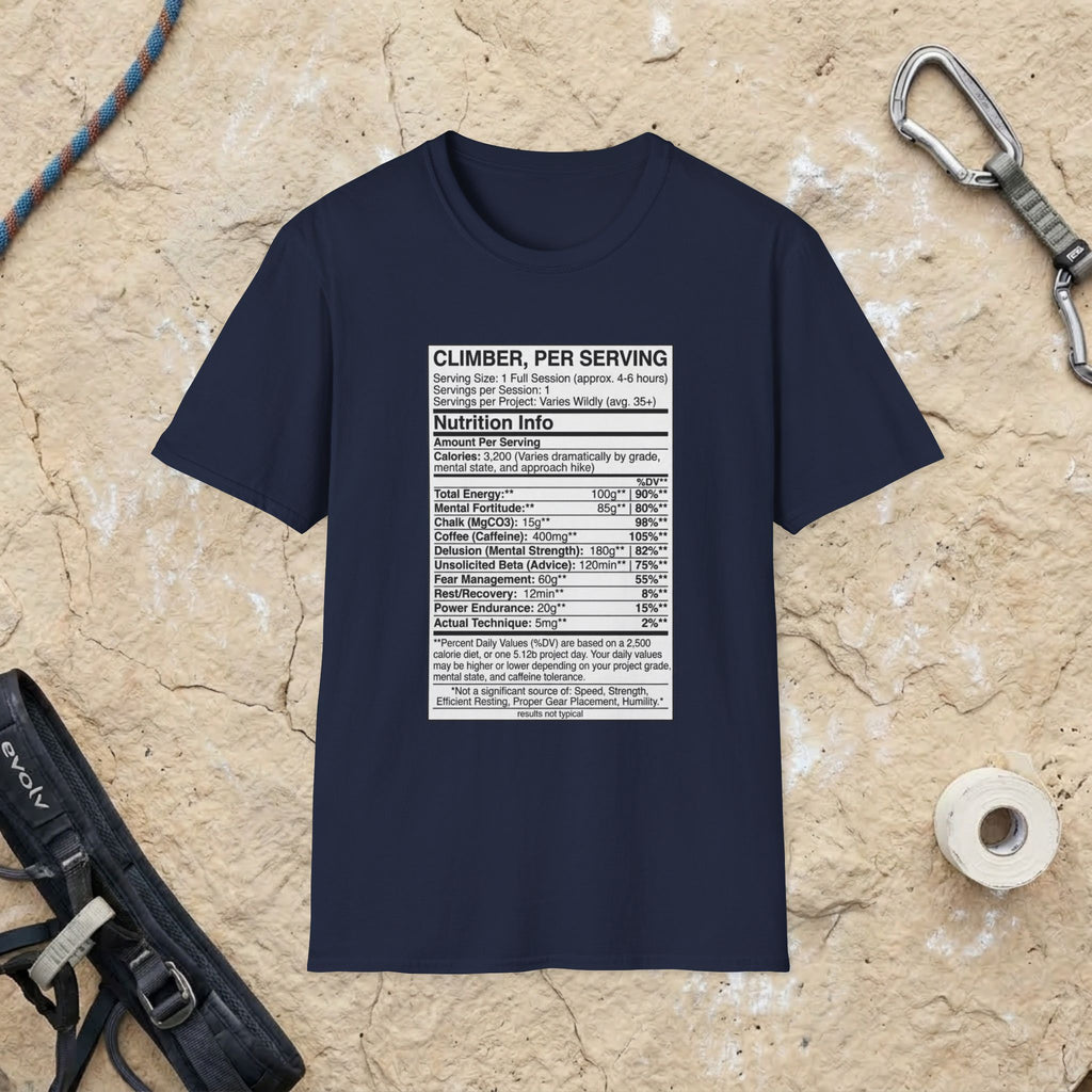 Climber Ingredient List T-Shirt