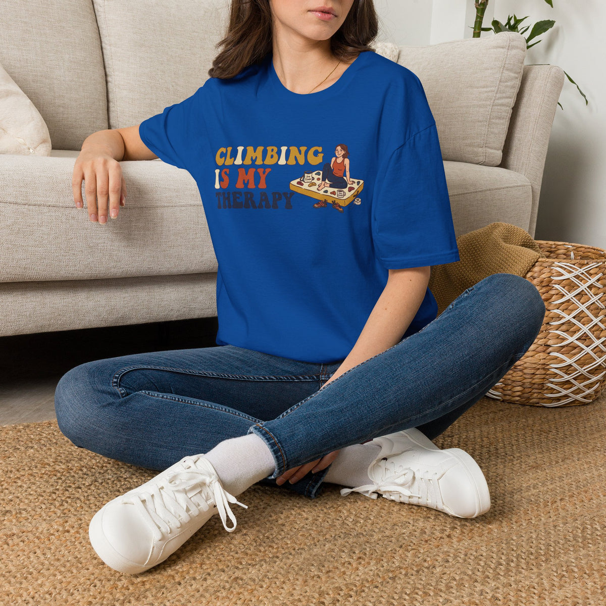 Climbing Is My Therapy T-shirt
