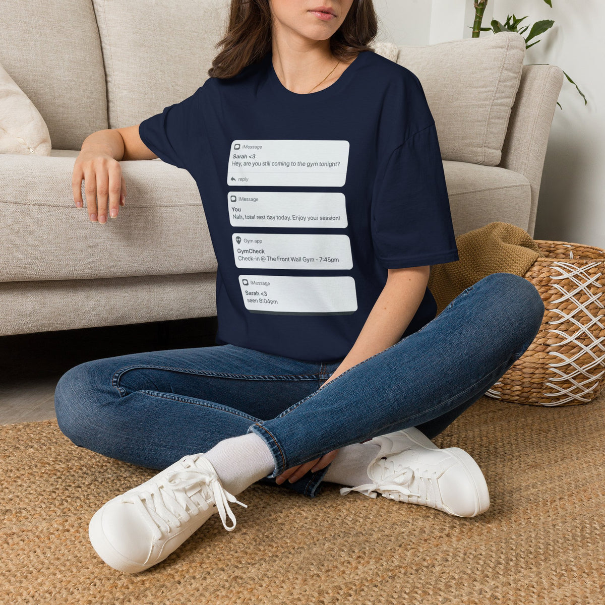 Rest Day Text T-shirt
