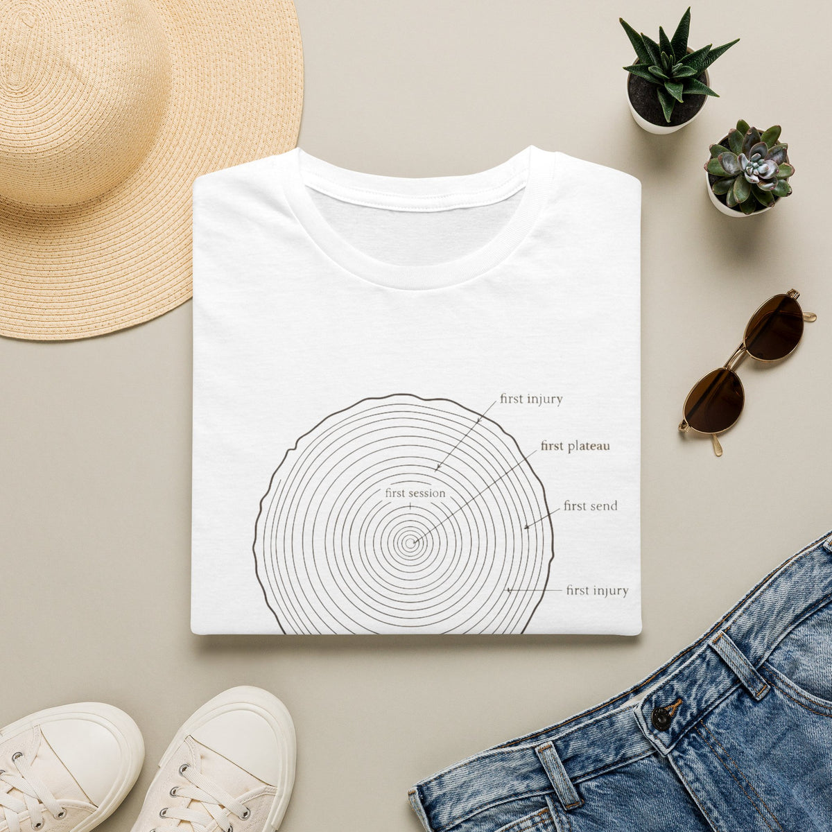 Tree Ring Bouldering T-shirt