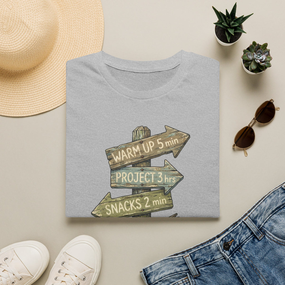 Wooden Directory Signs T-Shirt