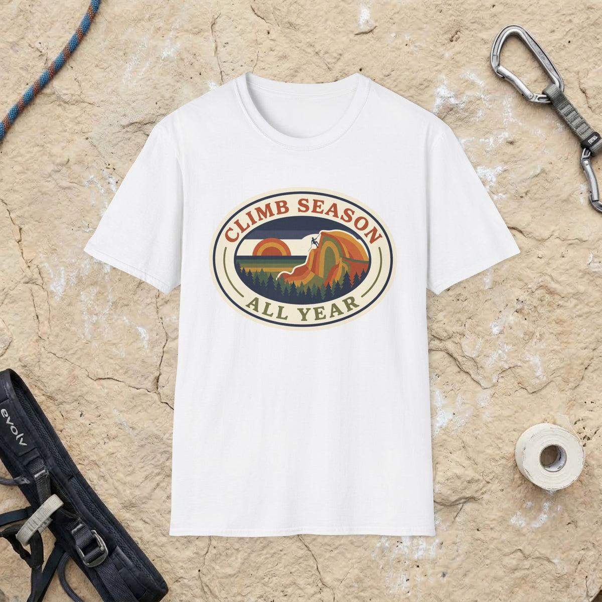 Climbing Season A-Z T-Shirt