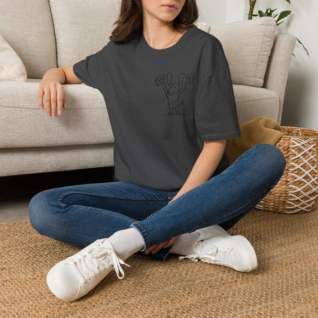 Doggie Holding Jugs T-shirt