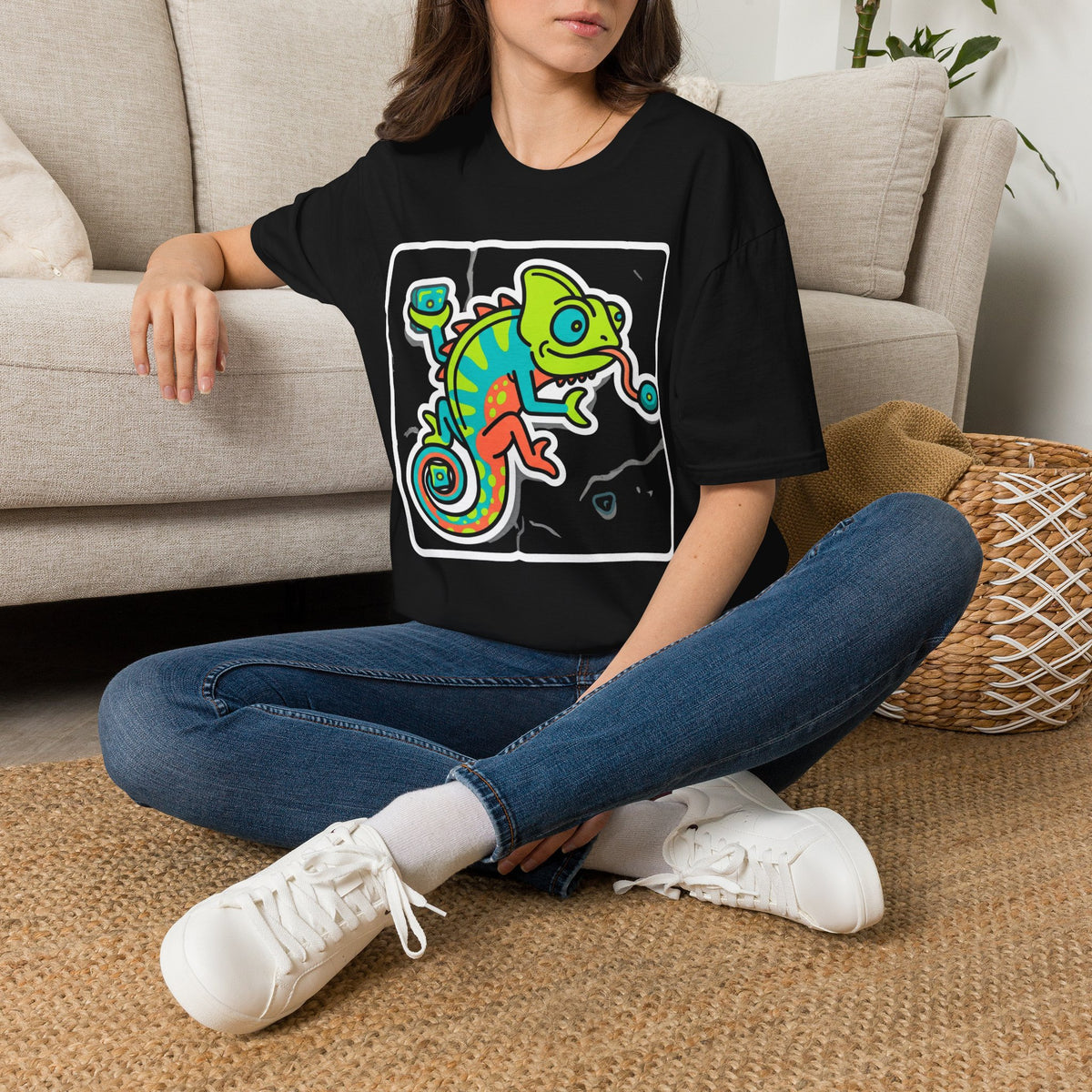 Bouldering Chameleon T-shirt