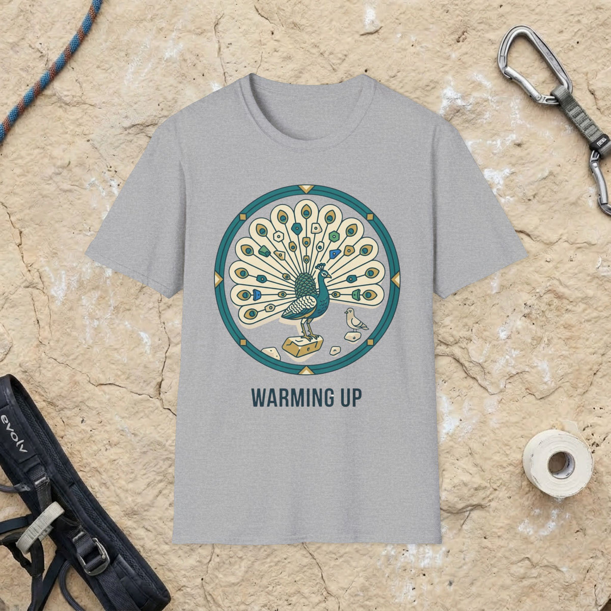 Peacock Warm-Up T-shirt